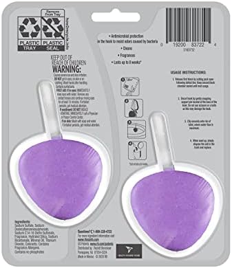 Lysol Automatic in-The-Bowl Toilet Cleaner, Cleans and Freshens Toilet Bowl, Lavender Fields Scent, 2ct