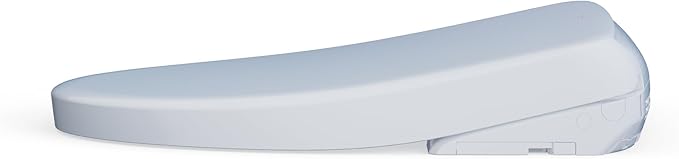 TOTO® WASHLET®+ S7A Electronic Bidet Toilet Seat with EWATER+® Bowl and Wand Cleaning, Auto Open and Close Contemporary Lid, Elongated, Cotton White - SW4736AT40#01