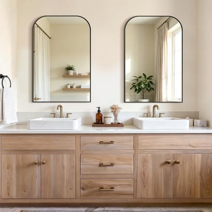 Bathroom Black Vanity Mirror for Over Sink, 36" x 24"