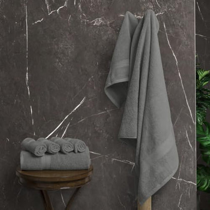 Avalon Towels Grey Bath Towels, Grey Towel Set, 8pc