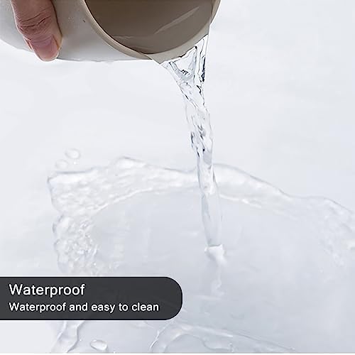 LLSCL Fabric Shower Curtain Liner with Magnets, Waterproof Hotel Quality, 72 x 72 Machine Washable