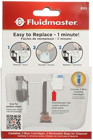 Fluidmaster Flush 'n Sparkle Blue Toilet Cleaner Refills, 2-Pack
