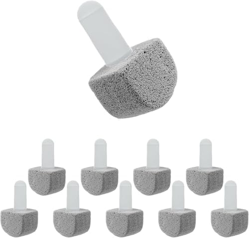 Pumice Stone Toilet Bowl Cleaner – 10 Refills for Hard Water & Rust Stains