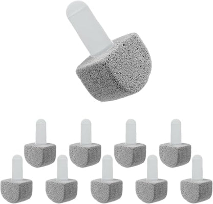 Pumice Stone Toilet Bowl Cleaner – 10 Refills for Hard Water & Rust Stains