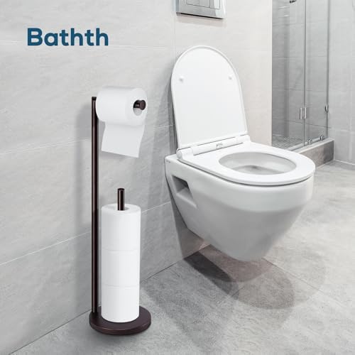 Toilet Paper Holder Stand, Bronze Toilet Paper Holder Free Standing