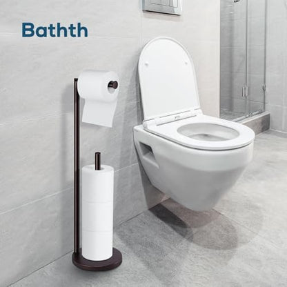 Toilet Paper Holder Stand, Bronze Toilet Paper Holder Free Standing