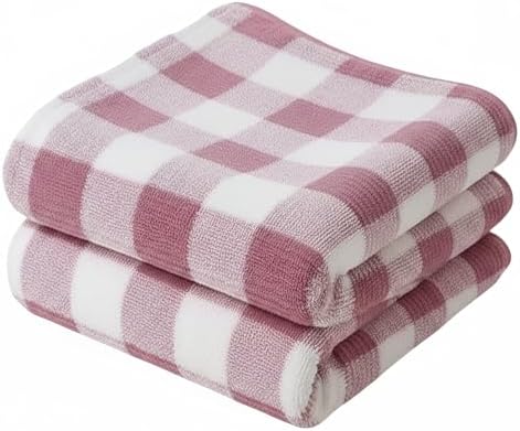 2-Pack Microfiber Bath Towels (27x54 Inches) - Ultra Soft & Quick Dry, 3X Absorbency, Lightweight for Gym, Yoga, Travel & Spa - Perfect for Home, Fitness & Post-Workou
