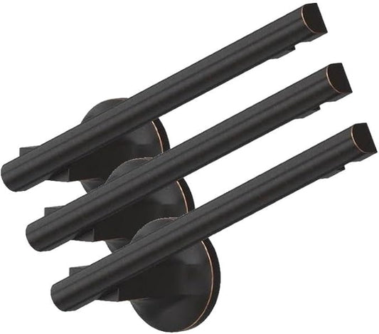 Pfister Pfirst Modern Toilet Paper Holder, Bathroom Tissue Holder, Wall-Mounted, Screw-in, Tuscan Bronze Finish, BPHPFM0Y (Pack of 3)