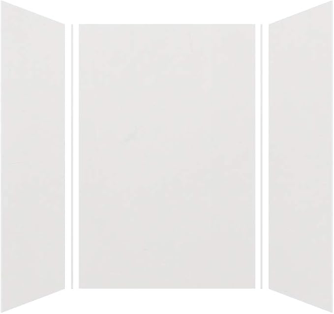Transolid EWK484872-39 Expressions 3-Panel Shower Wall Kit, 48-in L x 48-in W x 72-in H, Grey