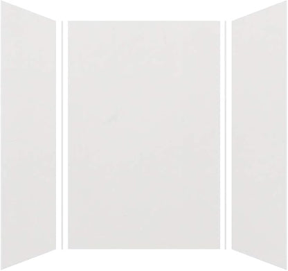 Transolid EWK484872-39 Expressions 3-Panel Shower Wall Kit, 48-in L x 48-in W x 72-in H, Grey