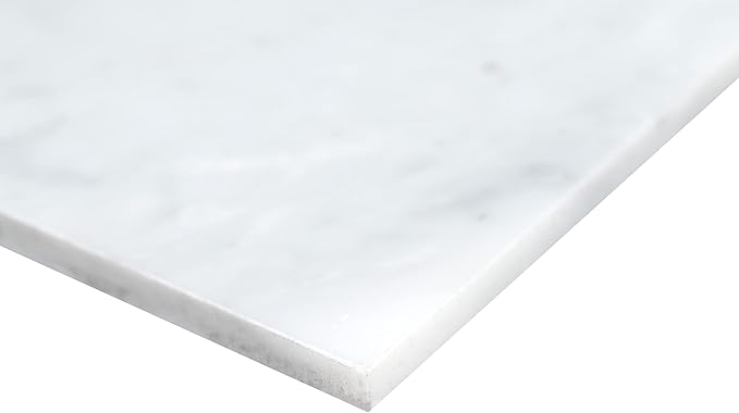 MSI Arabescato Carrara 12 inch x 6 inch Polished Marble Subway Tile for Kitchen Backsplash, Floor Tile, Wall Tile for Bathroom, Shower Wall Tile, 6x12 inch Mosaic Tile