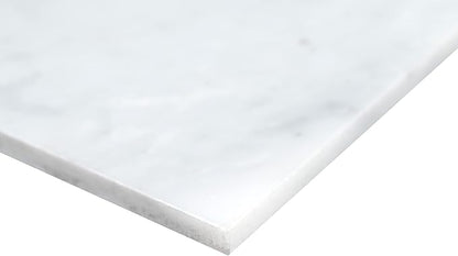 MSI Arabescato Carrara 12 inch x 6 inch Polished Marble Subway Tile for Kitchen Backsplash, Floor Tile, Wall Tile for Bathroom, Shower Wall Tile, 6x12 inch Mosaic Tile
