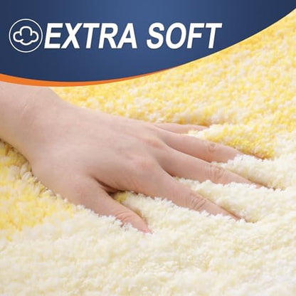 OLANLY Bathroom Runner Rug 54x24, Extra Soft Absorbent Microfiber Bath Rugs