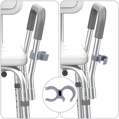 2pcs Shower Head Holder for Shower Chair, Bath Seat Attachment