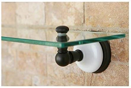 Kingston Brass BA1119ORB Victorian Glass Shelf, 20-3/4-Inch, Oil Rubbed Bronze