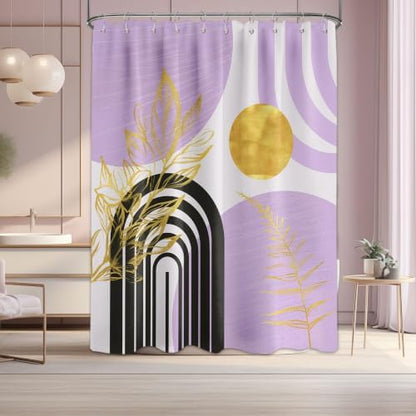 Light Purple Shower Curtain, 60X72 in, Century Modern Girls