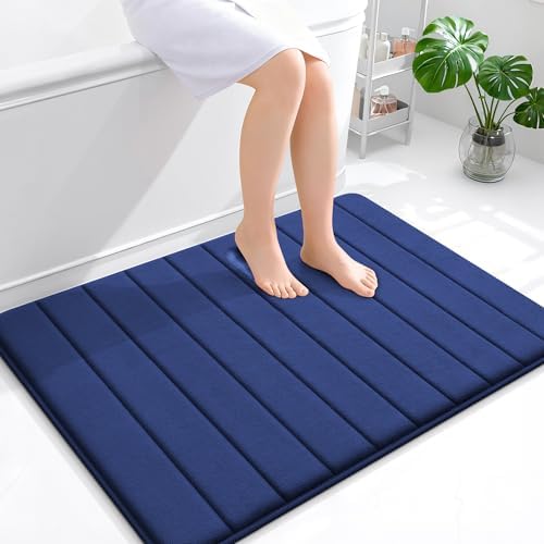 OLANLY Memory Foam Large Bath Mat 40x32, Super Soft Absorbent Bathroom Rugs