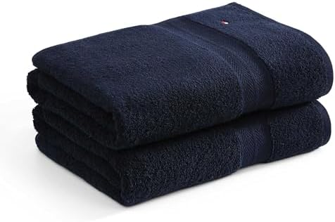 Tommy Hilfiger - Towel, Medium Weight Absorbent, for Everyday Home Use