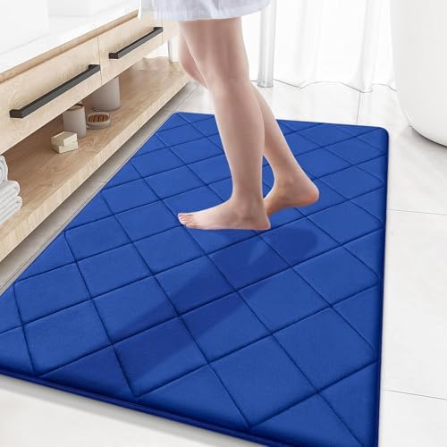 OLANLY Memory Foam Bath Mat 59x34, Ultra Soft and Absorbent Bathroom Rugs
