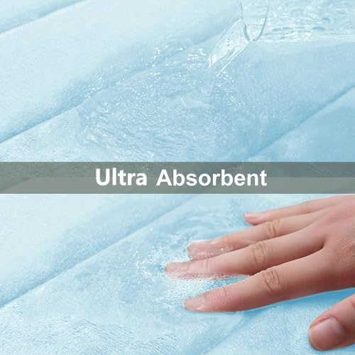 Buganda Memory Foam Bath Mat 34 x 20, Ultra Soft Absorbent Bathroom Rugs