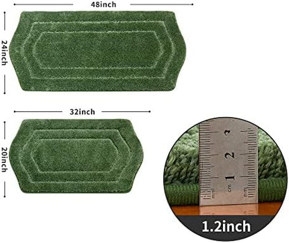 COSY HOMEER Non-Slip Bath Mats Extra Thick Absorbent Plush Washable