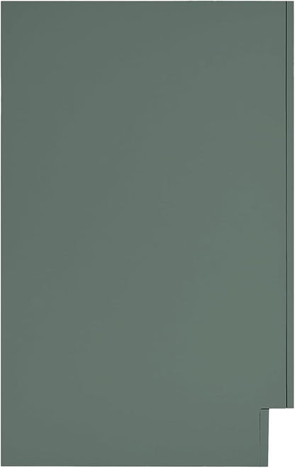 ARIEL Hepburn 48-inch Bathroom Vanity Base Cabinet,Solid Wood, 2 Soft Closing Doors, 9 Dovetail Drawers, Vintage Green