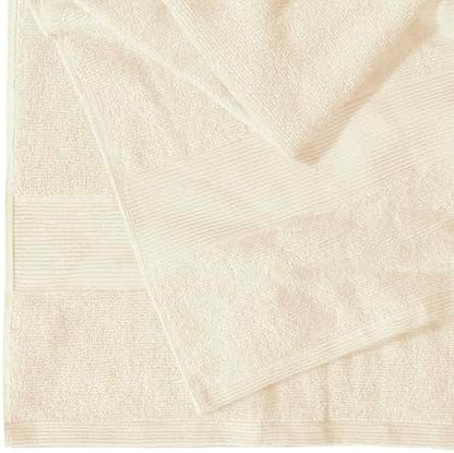 Belizzi Home Premium Cotton Oversized 2 Pack Bath Sheet 35x70-100% Pure Cotton - Ideal for Everyday use - Ultra Soft & Highly Absorbent - Machine Washable - Ivory