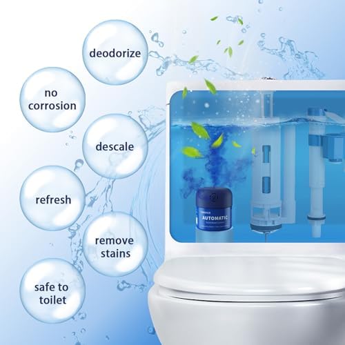 Automatic Toilet Bowl Cleaner 3 Bottles Eucalyptus Long lasting