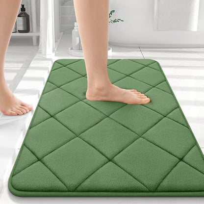 OLANLY Memory Foam Bath Mat 36x24, Ultra Soft and Absorbent Bathroom Rugs
