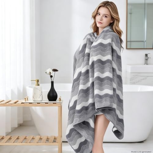 Microfiber Bath Towel 35x70in - Ultra Soft Quick Dry, Lightweight for Gym, Spa, Travel | Hotel Grade & Multi-Use| Single Pack