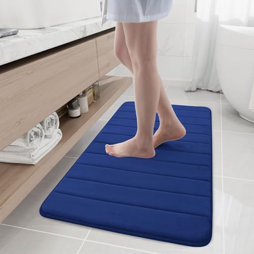 Buganda Memory Foam Bath Mat 44 x 24, Ultra Soft Absorbent Bathroom Rugs