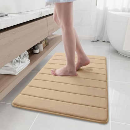Buganda Memory Foam Bath Mat 35.4 x 24, Ultra Soft Absorbent Bathroom Rugs