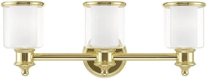 Livex Lighting 3 Lt Polished Brass Bath Vanity 40213-02