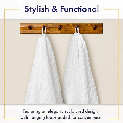 Alusa Home Ultra Soft & Stylish 700 GSM Luxury Bath Sheets | Pack of 2 | Extra Large 35x70 Inches | 100% Zero-Twist, Long-Staple Cotton | Remarkably Absorbent (Deep Teal)