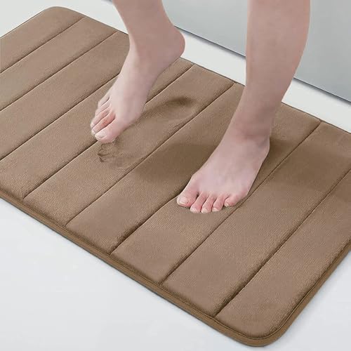 Buganda Memory Foam Bath Mat 34 x 20, Ultra Soft Absorbent Bathroom Rugs