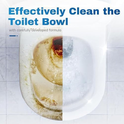 Vacplus Toilet Bowl Cleaner Tablets, 80 Pack, Auto Bleach, Long-Lasting