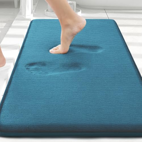 Smiry Memory Foam Bath Mat 30x20, Extra Soft and Absorbent Bathroom Rugs
