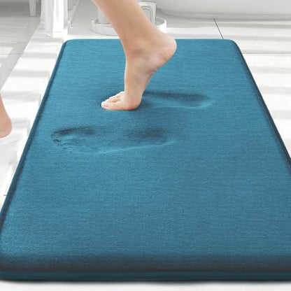 Smiry Memory Foam Bath Mat 30x20, Extra Soft and Absorbent Bathroom Rugs