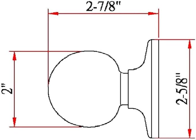 Design House 781856 Ball Dummy Door Knob Satin Nickel