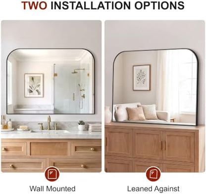 Bathroom Black Vanity Mirror for Over Sink, 30" x 40"