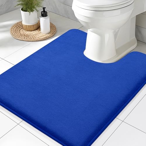 Smiry Memory Foam Toilet Rugs 24x20, Extra Soft Absorbent Bathroom Rugs