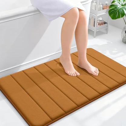 OLANLY Memory Foam Bath Mat 36x24, Super Soft and Absorbent Bathroom Rugs