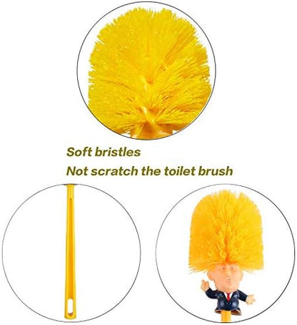 Funny Toilet Brush,Prank Toilet Brush Cleaner, Funny Toilet Scubber,Make Toilet Great Again, Commander in Crap (Hands up Toilet Brush#1)