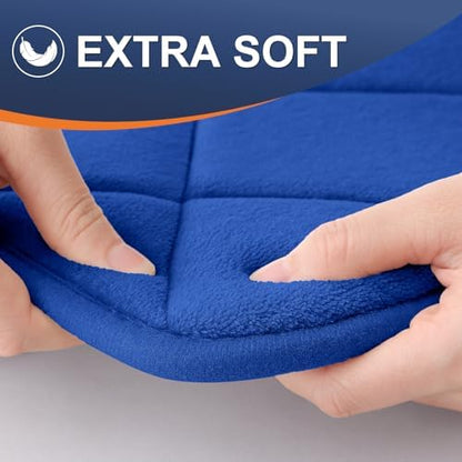 OLANLY Memory Foam Bath Mat 47x20, Ultra Soft and Absorbent Bathroom Rugs