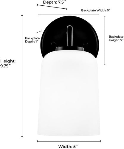 ML Lighting 214201-BN Laphia 5" Wide 1-Light Vanity - Brushed Nickel