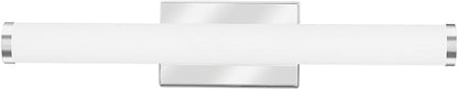 Lithonia Lighting FMVCCLS 24IN MVOLT 30K35K40K 90CRI KR M6 LED Contemporary Cylinder Vanity Light with Switchable Color Temperature, 3000k, 2-Foot, Chrome