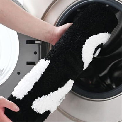 Get Naked Bath Mat, Non-Slip Bathroom Rug, Tufted Area Rug, Slogan Bathroom Rug, Black Bathroom Mat, Novelty Bath Mat, Absorbent Bathtub Mat - Black,16"x24"