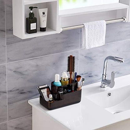 zccz Bathroom Organizer Toothbrush Holders - Electric Toothbrush and Toothpaste Holder for Bathrooms - Tooth Brushing Holder Bathroom Sink Organizers Countertop Storage, Oil Rubbed Bronze