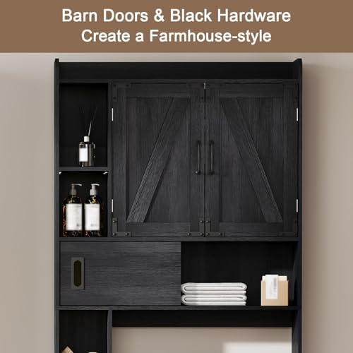 ChooChoo Over The Toilet Storage Cabinet with Sliding Door