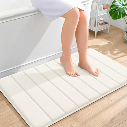 OLANLY Memory Foam Bath Mat 36x24, Super Soft and Absorbent Bathroom Rugs